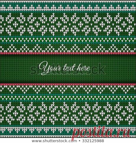 Fair Pattern Sweater Design On Wool Vector de stock (libre de regalías)332125988; Shutterstock