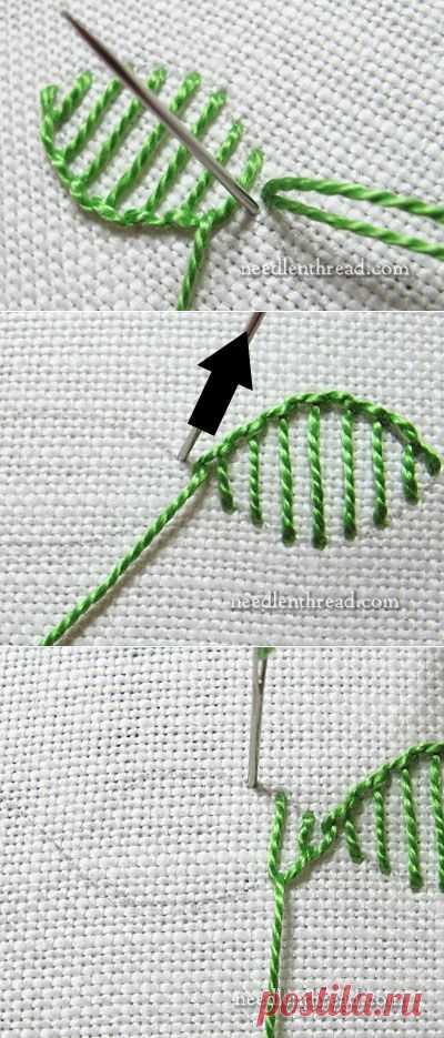 ч.2 Stitch Fun! Buttonhole Chain Stitch Waves – Needle’nThread.com