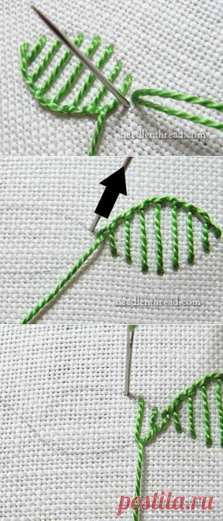 ч.2 Stitch Fun! Buttonhole Chain Stitch Waves – Needle’nThread.com
