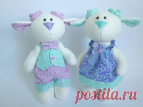 Игрушки Ольги Куцела.Разные зверушки по одной выкройке