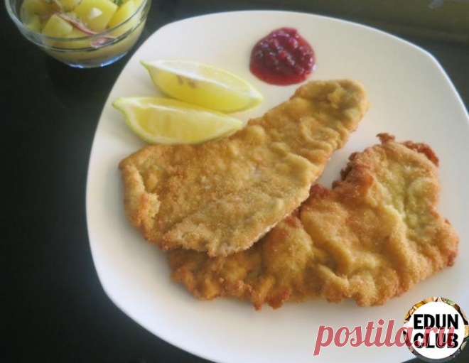 Венский шницель - рецепт с видео