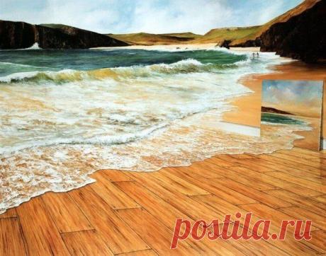 Иллюзии в картинах британского художн / Удивительное искусство