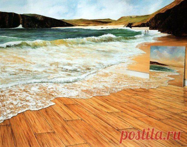 Иллюзии в картинах британского художн / Удивительное искусство