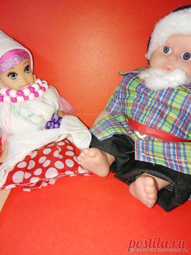 Создаем ёлочную игрушку Снегурочку – Ярмарка Мастеров