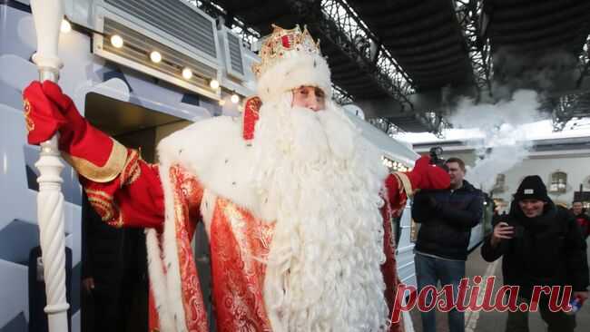 Поезд Деда Мороза остановится в Москве на Киевском вокзале
