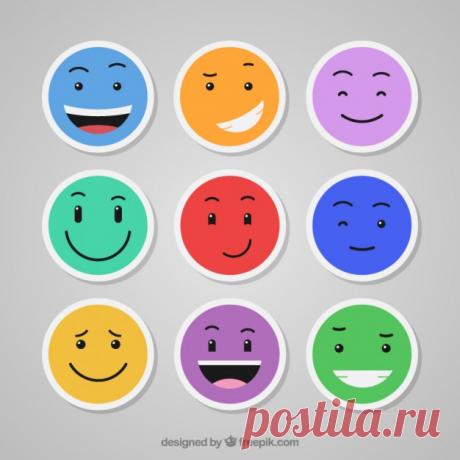 Красочные смайлики установить Более миллиона свободных векторов, PSD, фотографии и бесплатные иконки. Эксклюзивные халявы и все графические ресурсы, которые необходимые для ваших проектов