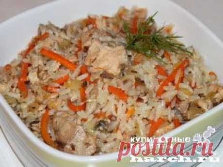 Плов с рыбными консервами | Харч.ру - рецепты для любителей вкусно поесть