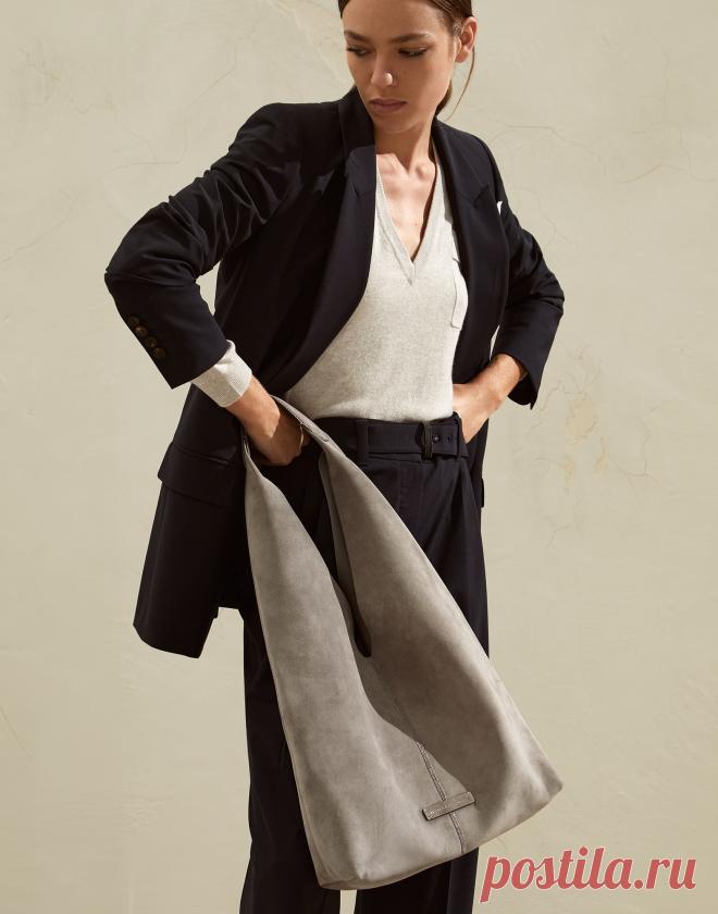 Сумка-хобо (211MBFXD2285C819901) - Женщина | Brunello Cucinelli