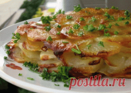 Картофель "Анна" - блюдо, от которого все облизывают пальчики Картофель "Анна" (фр. "pommes anna") - классическое французское блюдо. Картофель для него нарезается очень тонкими кружочками, укладывается слоями в сковороду или в форму и готовится на сливочном масл…