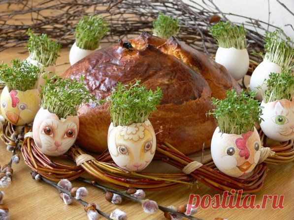 Веселые пасхальные скорлупки.