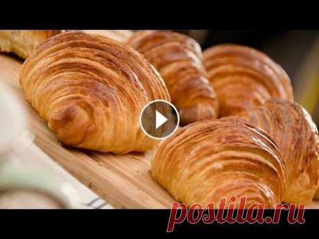 КРУАССАНЫ из слоеного теста  | рецепт круассанов | дрожжевое слоеное тесто | выпечка CROISSANTS RECIPE IN ENGLISH here ➡️ _______________________ ПОДРОБНЫЙ РЕЦЕПТ, как сделать дома настоящие самые вкусные французские круассаны и как приготовить с...