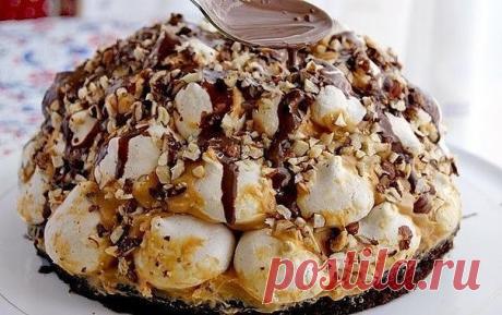 безе, орешки, шоколад