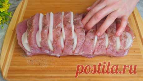Вместо шашлыка на праздничный стол! Нереально вкусное блюдо из простых продуктов, быстро и просто ОБАЛДЕННОЕ ПРАЗДНИЧНОЕ БЛЮДО ЗА КОПЕЙКИ! НАУЧИЛИ БЕЛОРУССКИЕ ХОЗЯЮШКИ, ГОСТИ В ВОСТОРГЕ!☞Чтоб не потерять рецепт сохраняйте и подписывайтесь на канал-https:/...