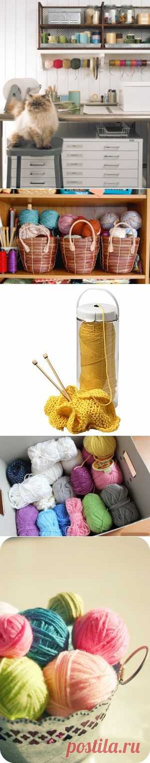Идеи для вязальщиц: как хранить пряжу