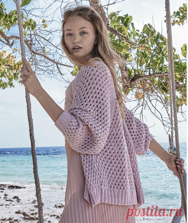 Классический, оригинальный фасон, стиль сафари/ модели джемпера спицами, описание+схемы. | Вязание 