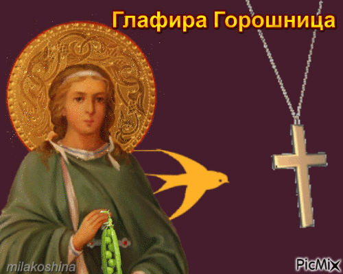С днем Глафиры Горошницы! Пусть в этот день 9 мая в доме царит мир, а на столе будет вкусная каша. Желаю, чтобы горох уродился, а жизнь была сытой и благополучной! Открытки на Глафира Горошница!