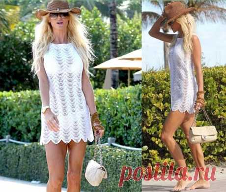 crochet dress for summer - XELLCRAFTS