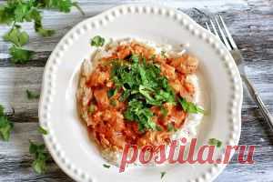 Рецепт. Курица в соусе тикка масала