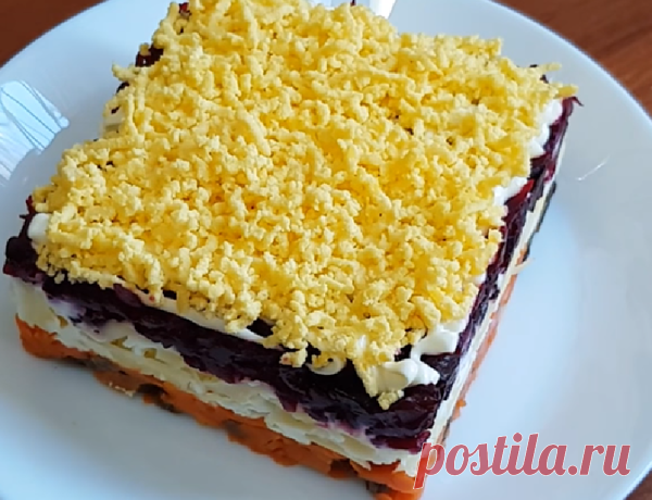 Салат к Новому Году -ФАВОРИТКА. Обскакал мимозу! | Tasty Food | Яндекс Дзен