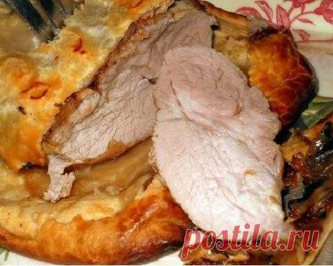 Мясо по-новогоднему, запеченное в тесте | 4vkusa.ru