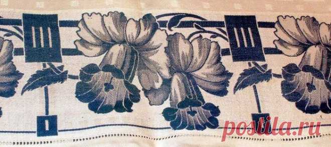 Текстильные орнаменты стиля модерн в России