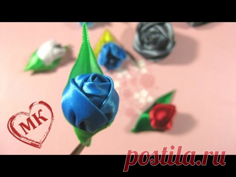 Бутоны канзаши: мастер-класс по просьбе . 8 разных бутонов в технике канзаши.