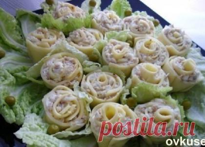 Сырные розы для милых дам