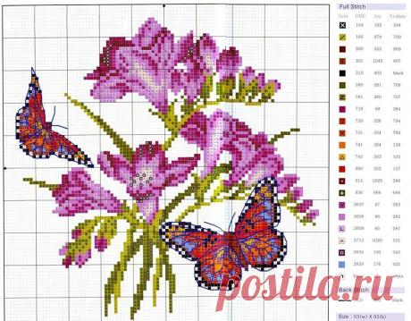 Вышивка крестом на подушках с примерами схем