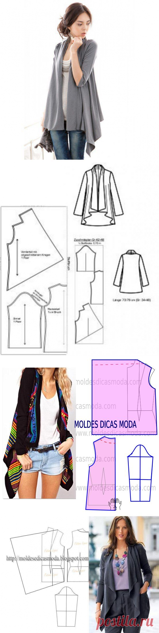 Моделирование простого и эффектного кардигана — DIYIdeas