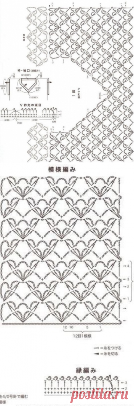 Жилет крючком 2019