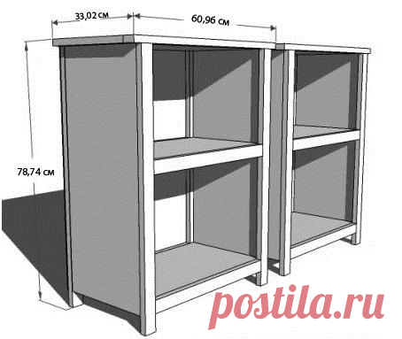 Как сделать книжный шкаф своими руками