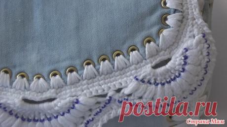 Летняя сумочка "Джинсовый Ажур" - Вязание - Страна Мам