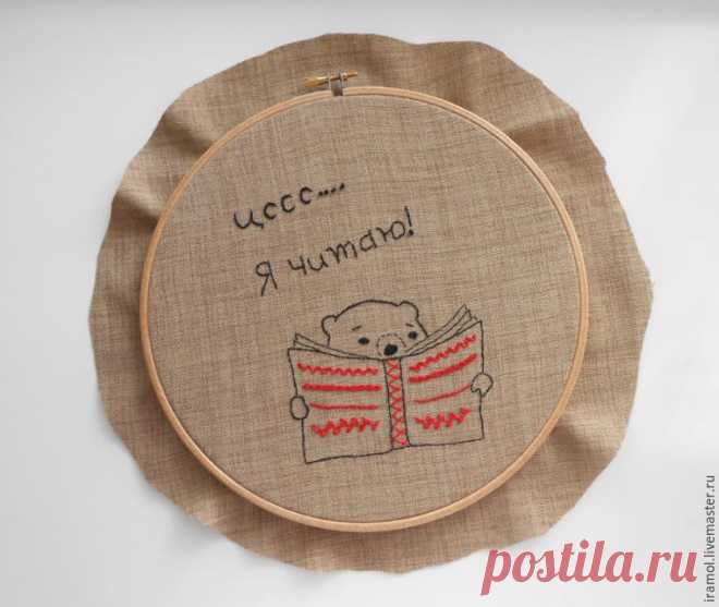Как легко оформить работу в стиле «Hoop Art» - Ярмарка Мастеров - ручная работа, handmade