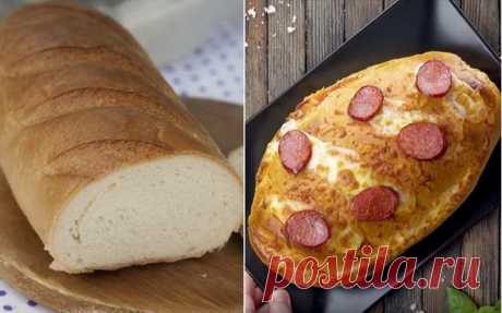 Пицца из батона – простое и вкусное блюдо﻿