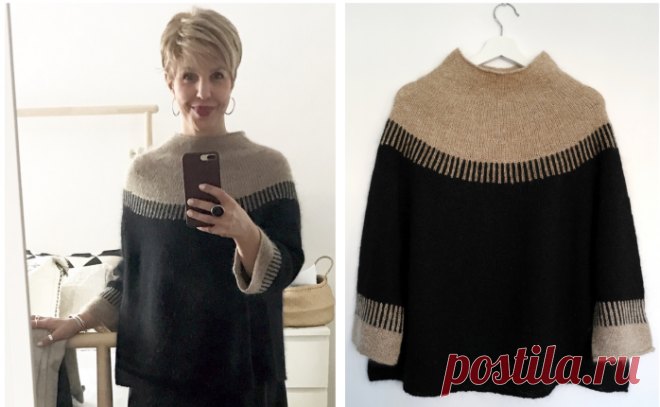 18 дизайнерских свитеров спицами с описанием вязания