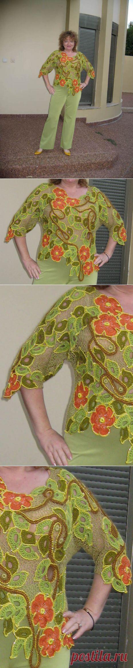 Зелёный с оранжевым (холодный с тёплым