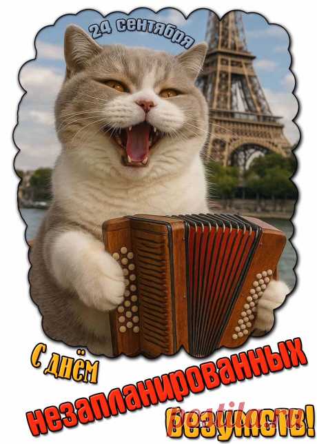 Живи ярко, твори безумства, и пусть каждое из них ведет тебя к счастью! Открытки на День незапланированных безумств!