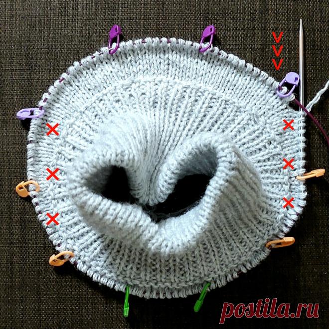 Воротников много не бывает. Схема 2. | Свяжем вместе детский плед! | Дзен