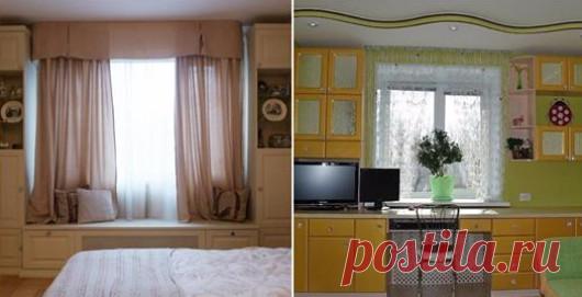 Шкафы вокруг окна — это не только красиво, но и очень практично. Идеи для вдохновения… - Подружки - медиаплатформа МирТесен