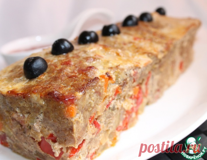 Мясной хлеб с фисташками 