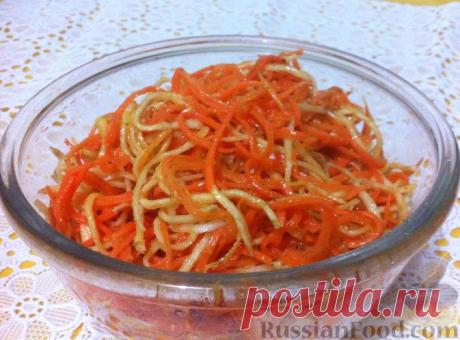 Рецепт: Морковь с сельдереем по-корейски на RussianFood.com