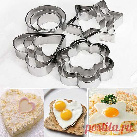 12Pcs/Set Stainless Steel Cookie Fondant Cake Mould Mold Fruit Vegetable Cutter Kitchen Tool The price for one pack,12pcs (4 sets), each pack packed with blister card  Material: high quality stainless steel Great for cookies, sandwiches, brownies . . . Size: 3-5cm,height:2cm Note: Handwash only - Dry thoroughly Stainless Steel Cookie Cutter Fondant Cutter Fruit Cutter Vegetables Cutter Bento Rise Mold  ►►► OUR SHIPPING POLICY:  We guarantee all items will be shipped out wi...