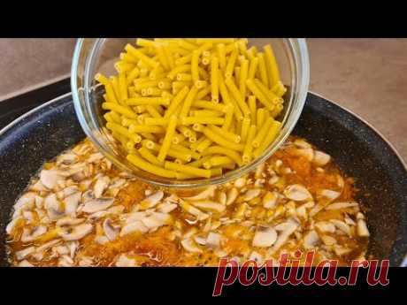 Без масла, Без мяса, Без яиц, Без рыбы и Без молока! ПОСТНОЕ ГОРЯЧЕЕ БЛЮДО! Простой быстрый рецепт!