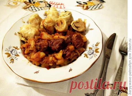 Штрудли с мясом, картошкой и капустой. Вкусно и сытно - пошаговый рецепт приготовления с фото