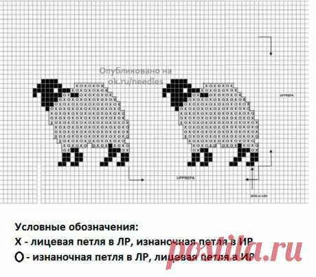 Невероятно милый желтый плед спицами с овечками
