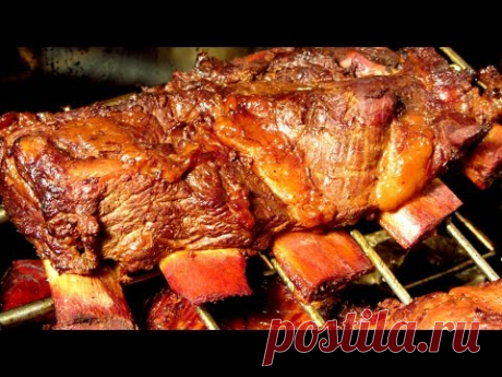 Копчение ребрышек по-быстрому. Розыгрыш коптильни!