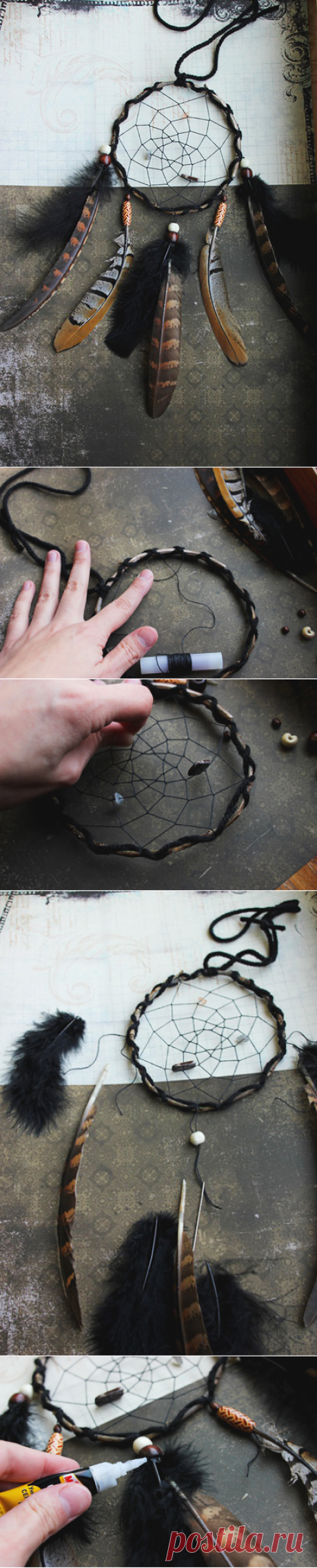 Ловец снов — Сделай сам, идеи для творчества - DIY Ideas