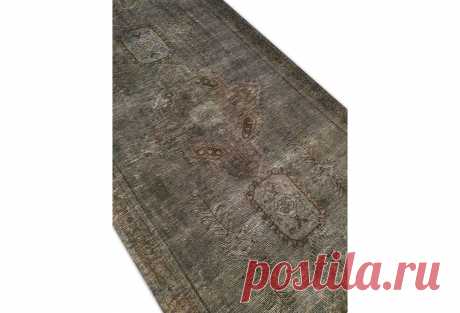 3'9&quot;x10'8&quot; Gin Hand-Knotted Runner, Gray | One Kings Lane