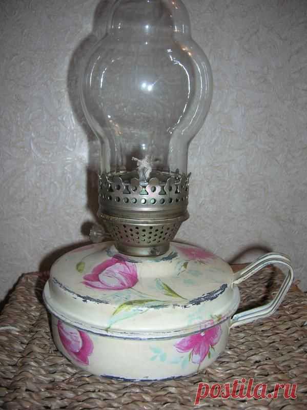 Керосиновая лампа - Декупаж (Тюмень) | Тюменский Арт-маркет