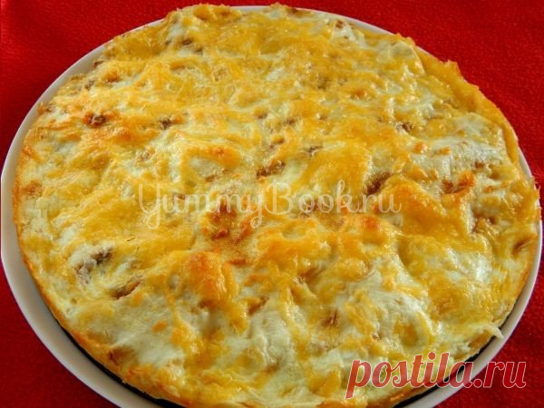 Пирог из лаваша с сыром